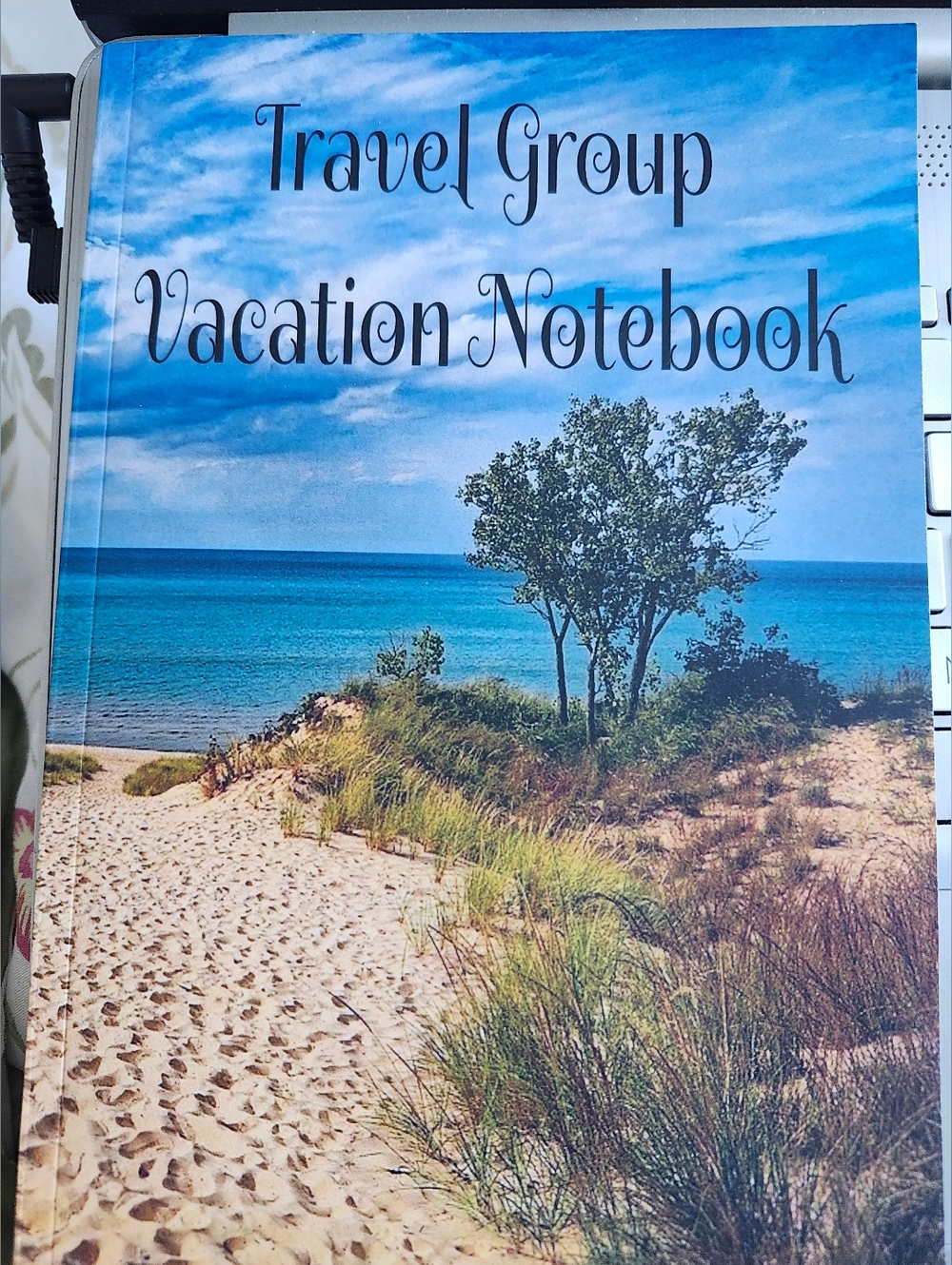 Vacation Notebook - Blue Beach Cover